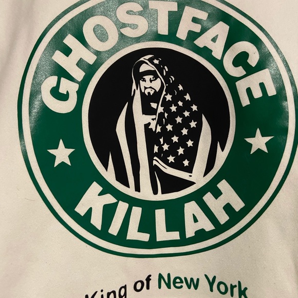 Custom Wu Tang Ghostface Killah Starbucks Hoodie - Picture 3 of 4